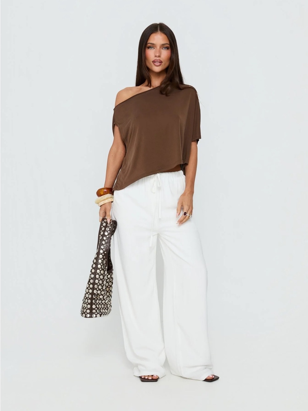 Princess Polly Parklea Linen Pants | White | 0